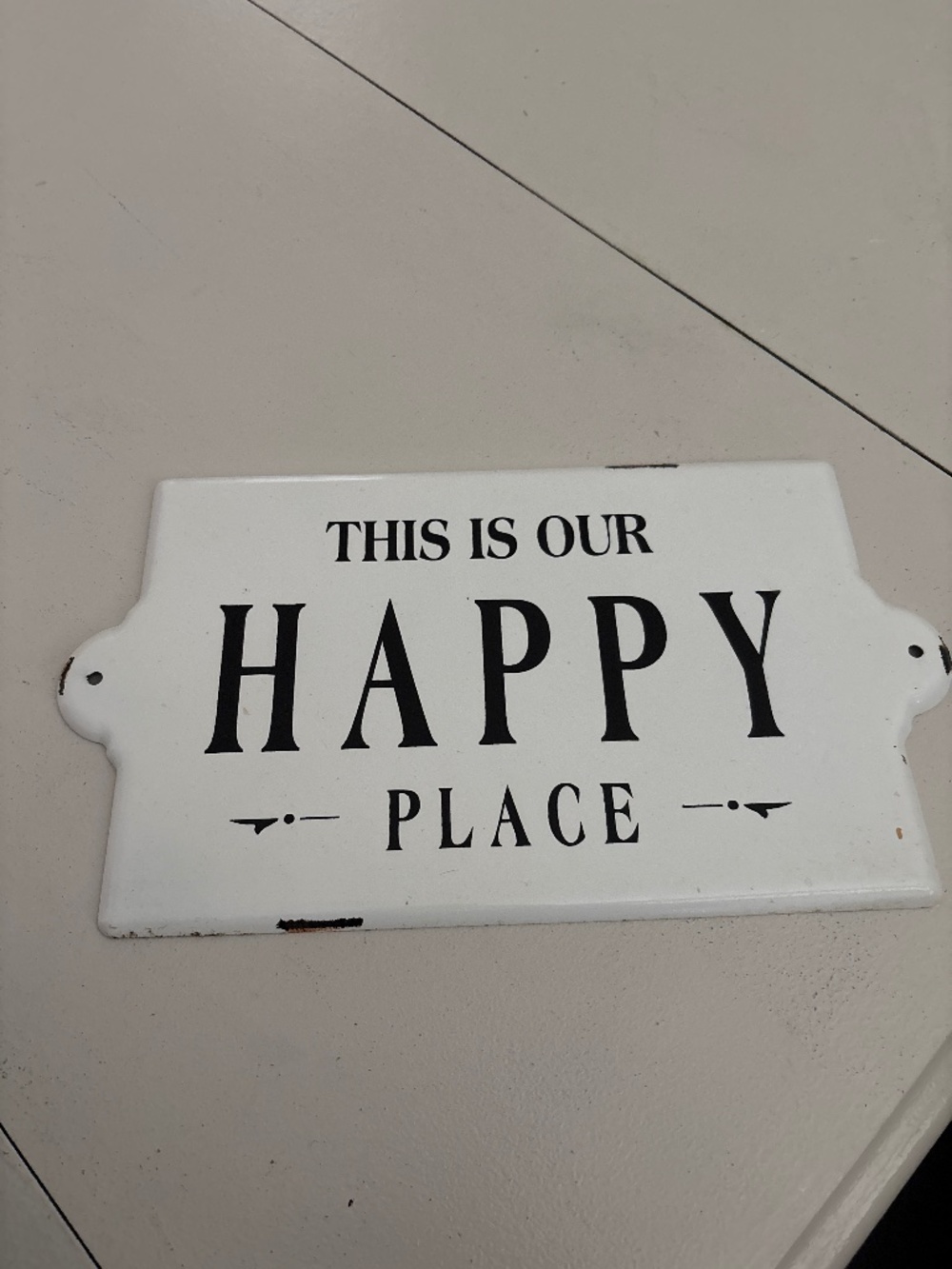 This is Our Happy Place small sign